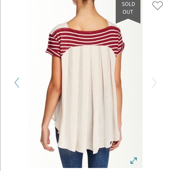 Free People french kiss striped blouse XS - Picture 2 of 8